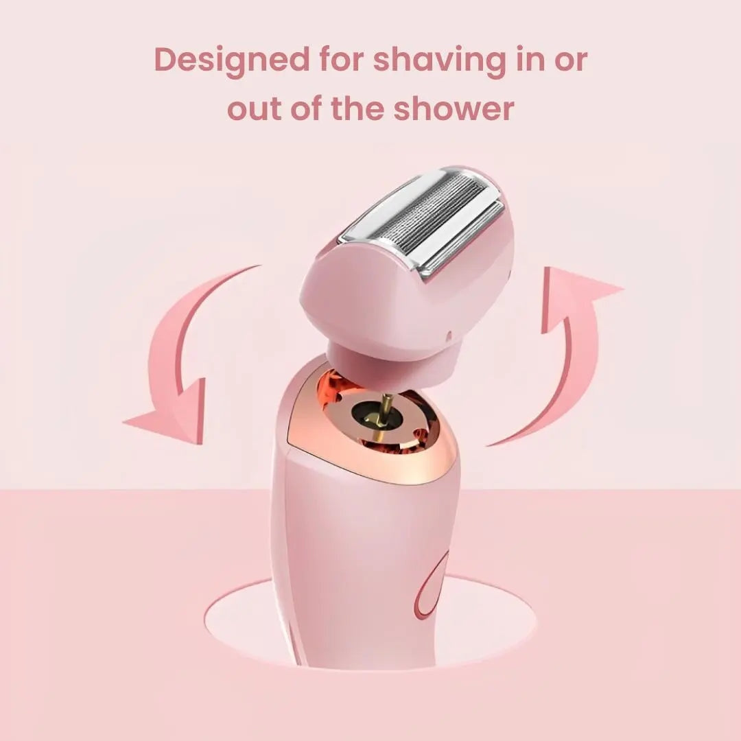 SilkGlide Pro Electric Shaver: Compact, Painless Hair Removal hair removal hair removal 